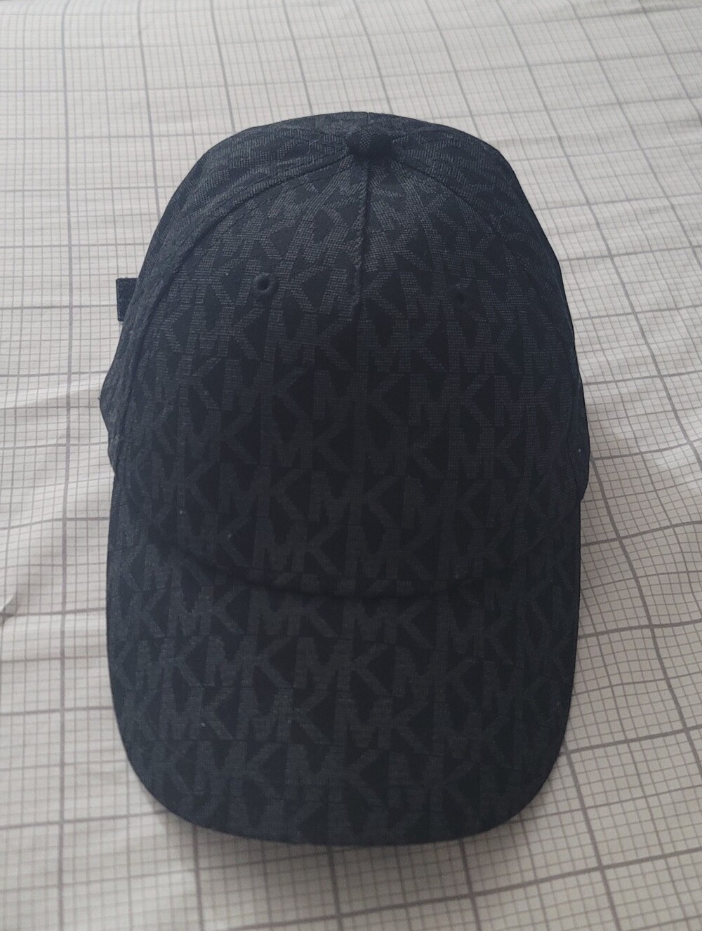 Michael Kors Black MK Monogram Cap